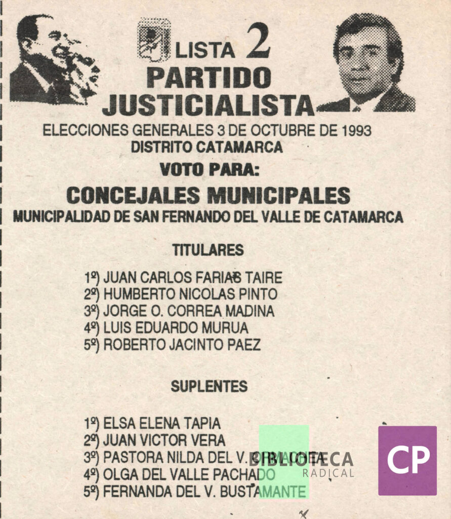 PARTIDO JUSTICIALISTA