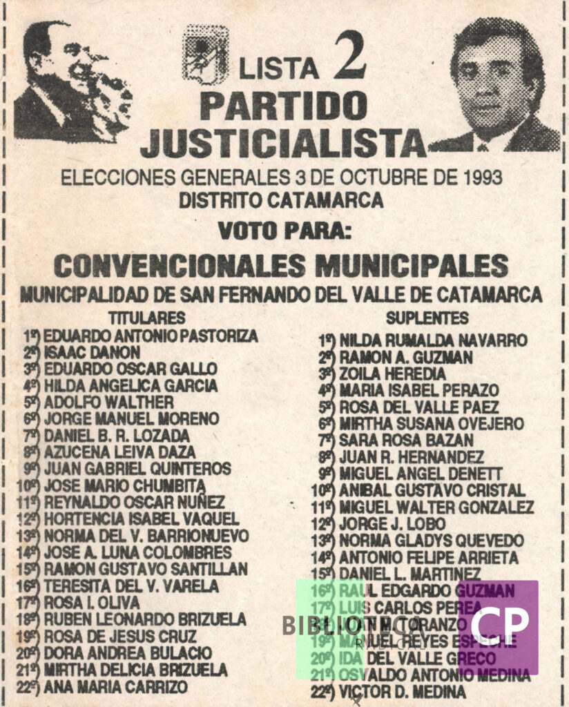 PARTIDO JUSTICIALISTA