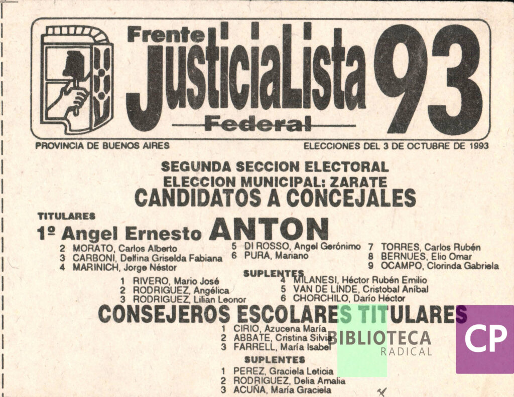 FRENTE JUSTICIALISTA