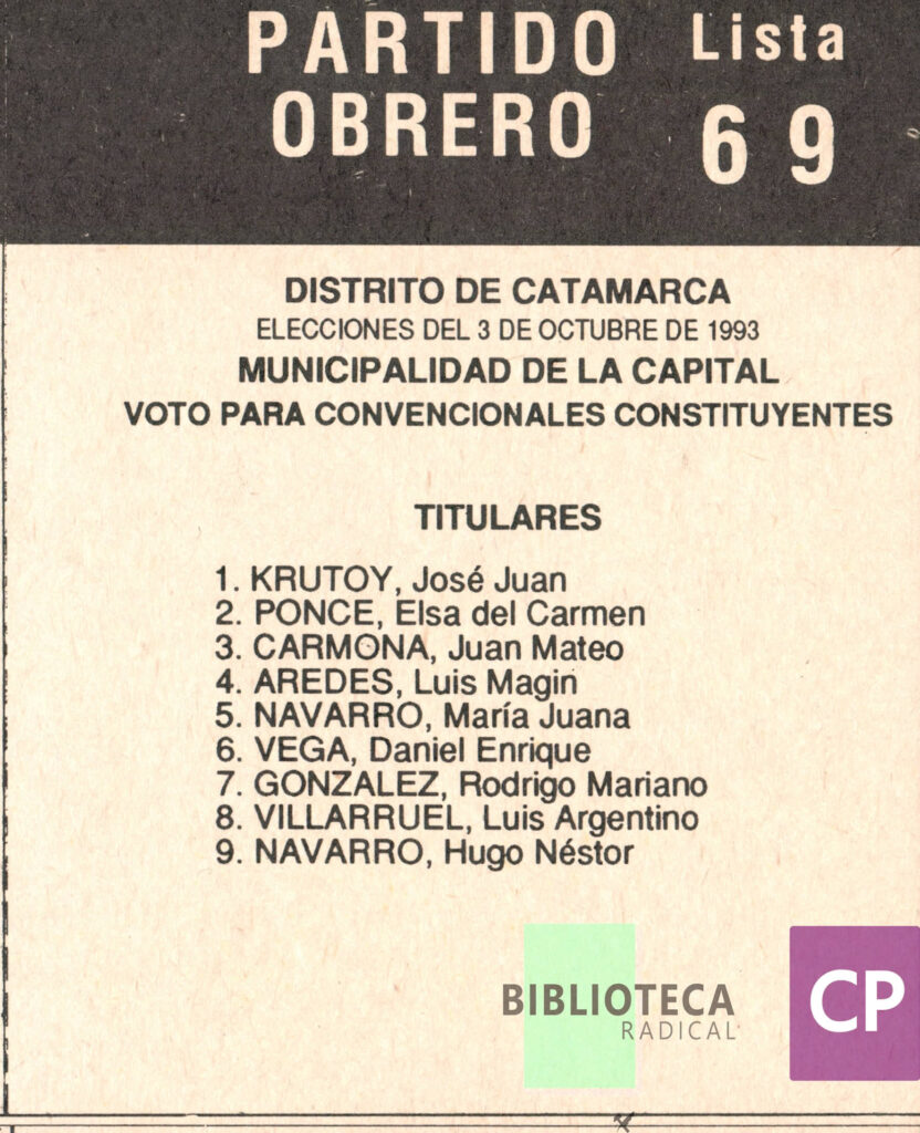 PARTIDO OBRERO