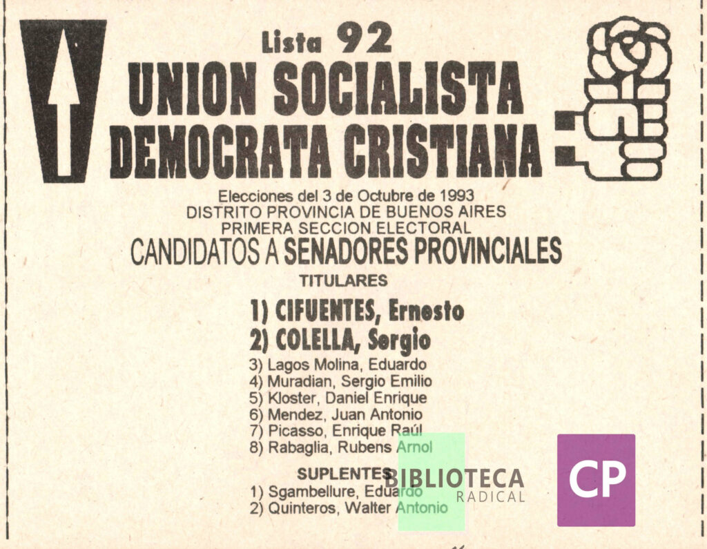 UNIÓN SOCIALISTA DEMÓCRATA CRISTIANA
