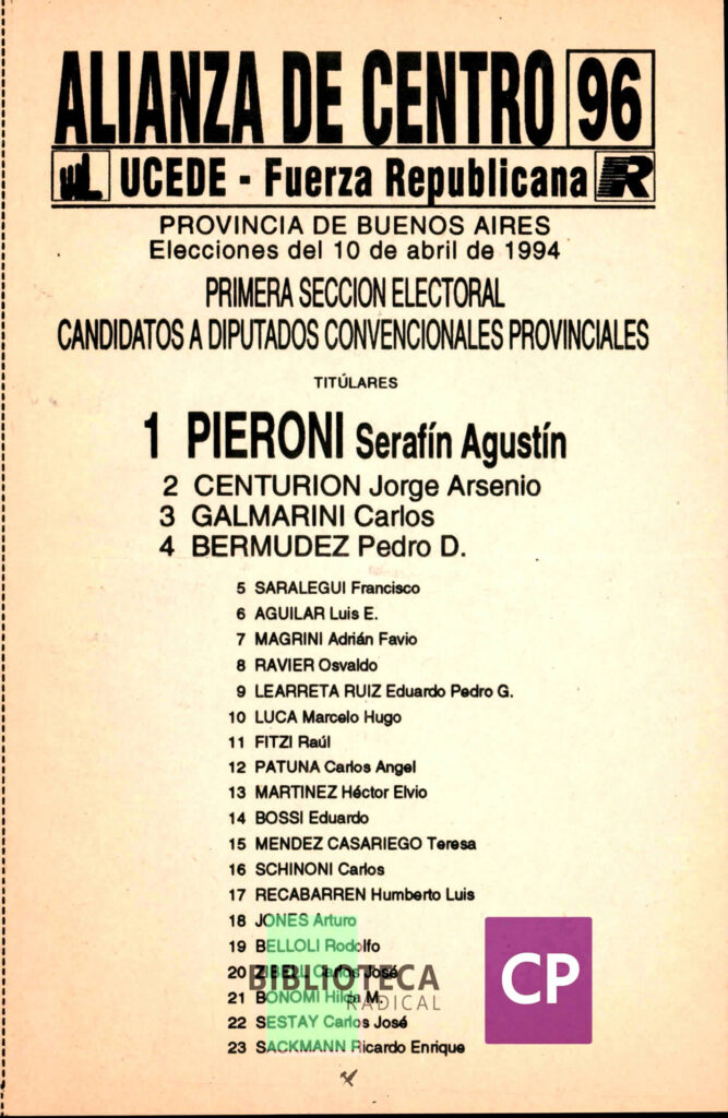 ALIANZA DE CENTRO