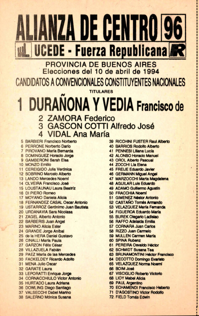 ALIANZA DE CENTRO