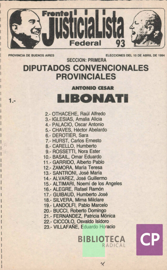 FRENTE JUSTICIALISTA FEDERAL