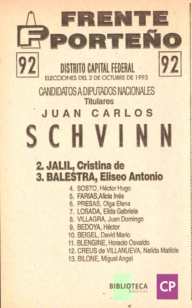 FRENTE PORTEÑO