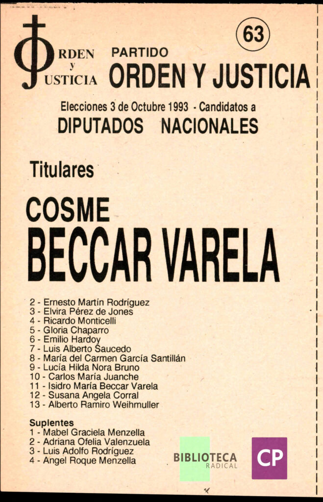 ORDEN Y JUSTICIA