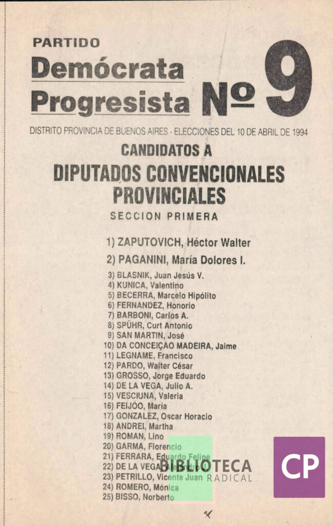PARTIDO DEMÓCRATA PROGRESISTA