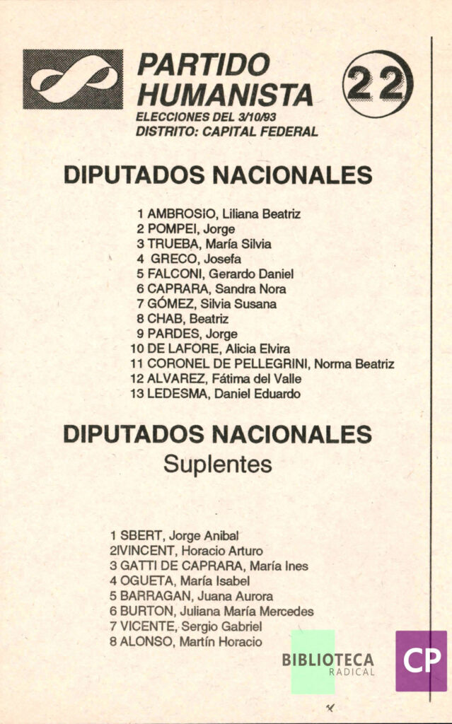 PARTIDO HUMANISTA
