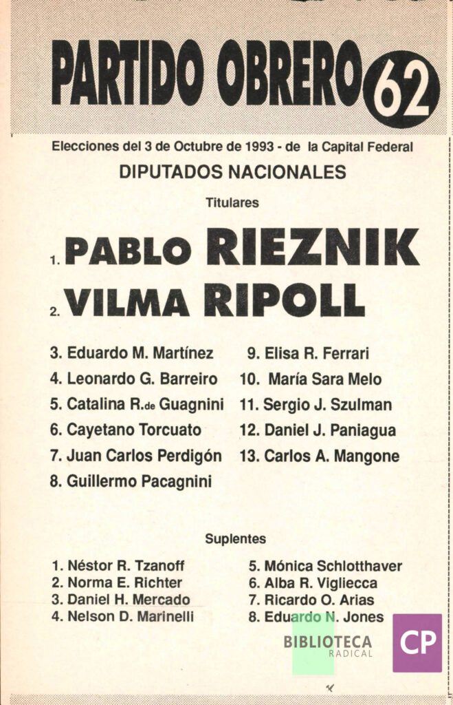 PARTIDO OBRERO