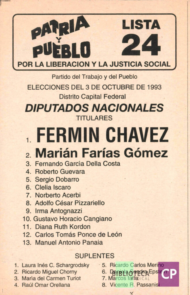 PATRIA Y PUEBLO