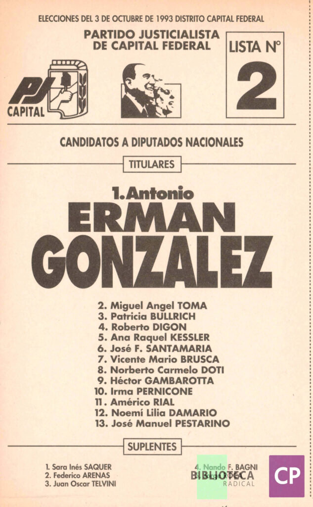 PARTIDO JUSTICIALISTA