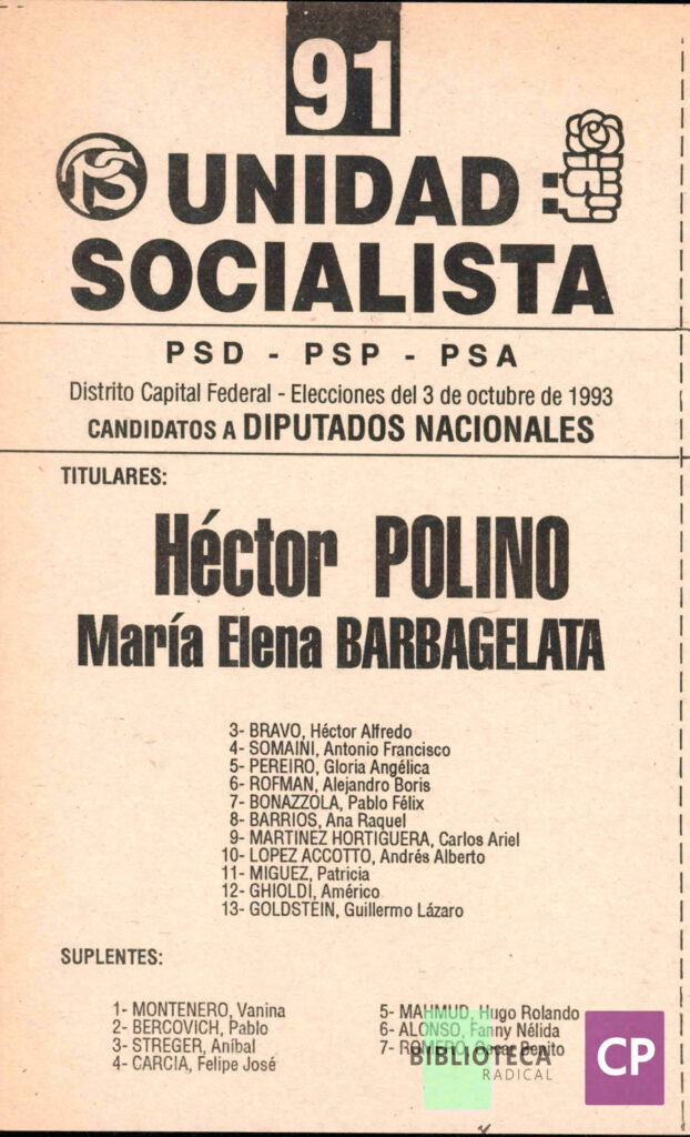 UNIDAD SOCIALISTA